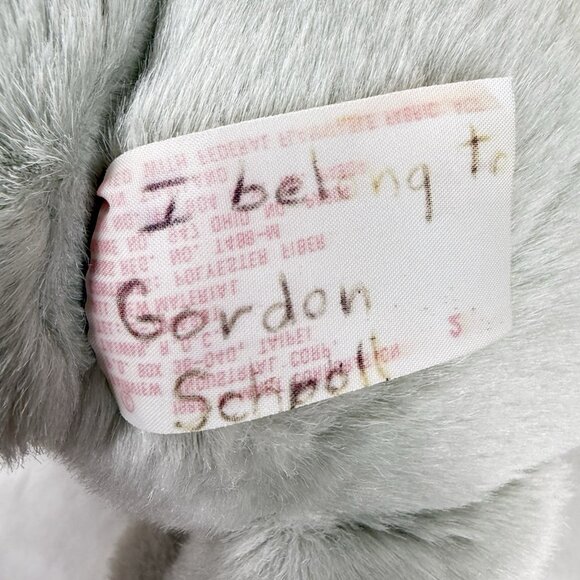 Vintage 1986 Speedy Easter Bunny Rabbit Plush  Gray Stuffed Animal Toy 16 Inch - Picture 9 of 10